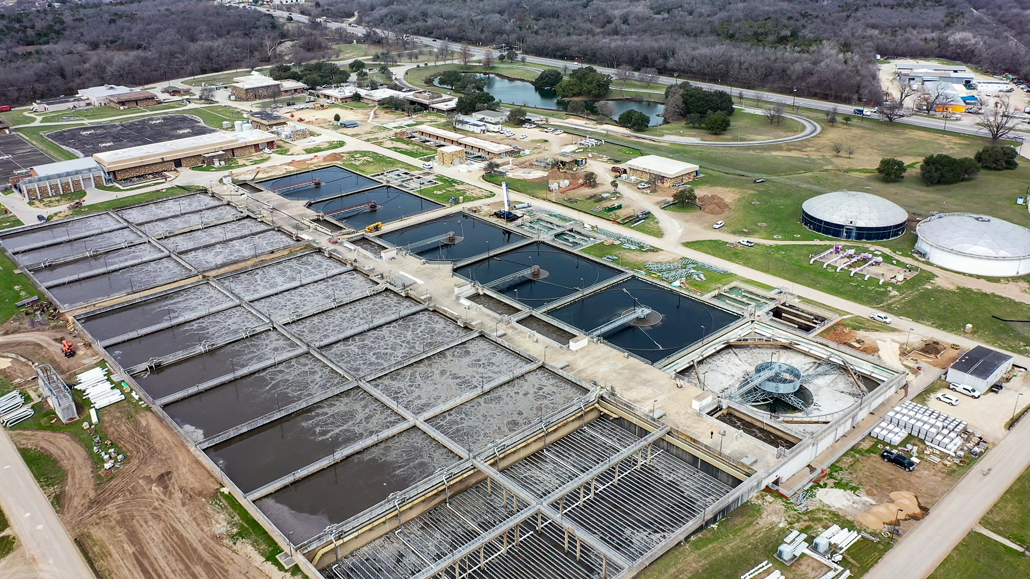 Wastewater Treatment Plant Construction