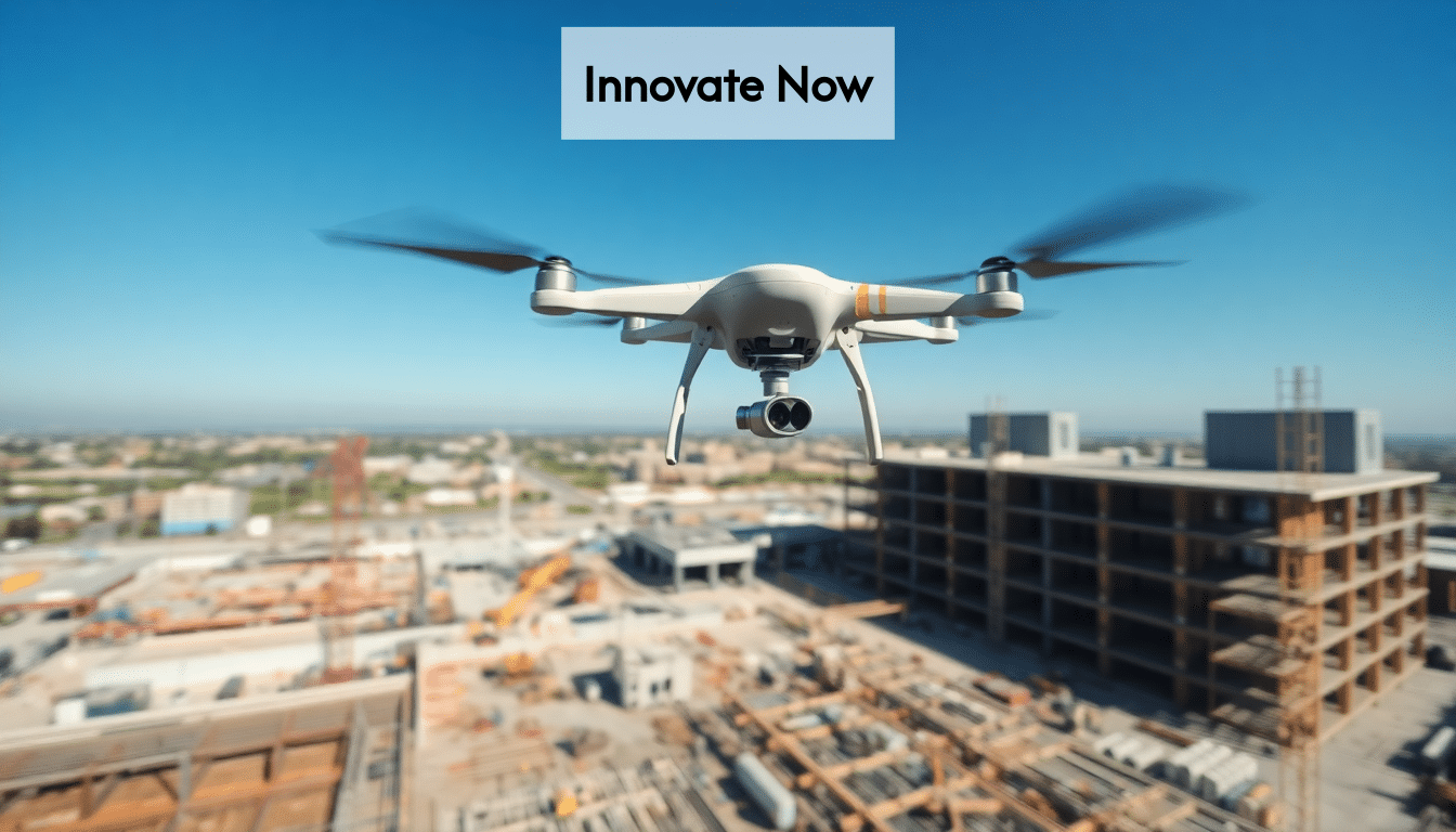 Drone surveying site