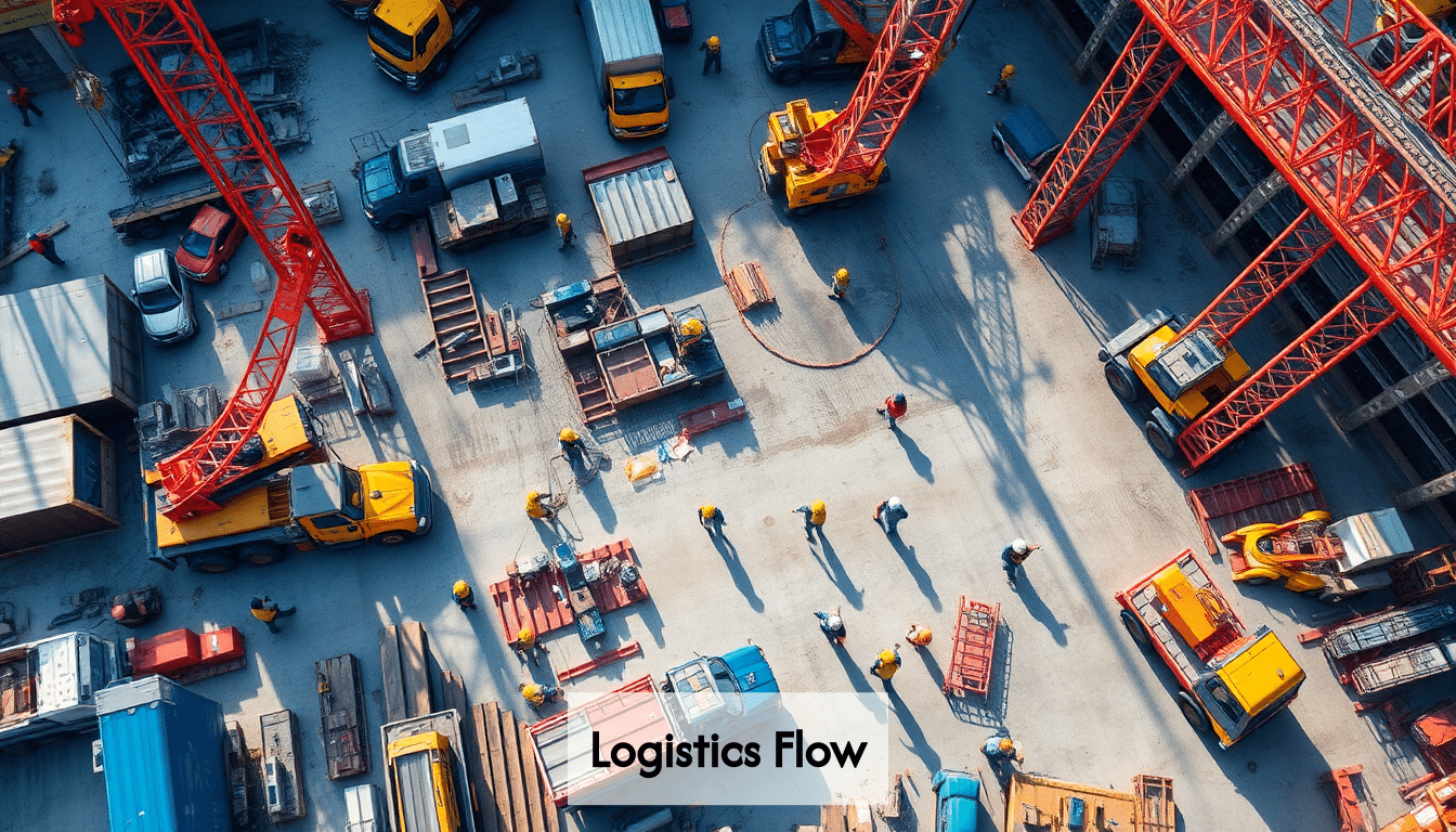 Project logistics in construction