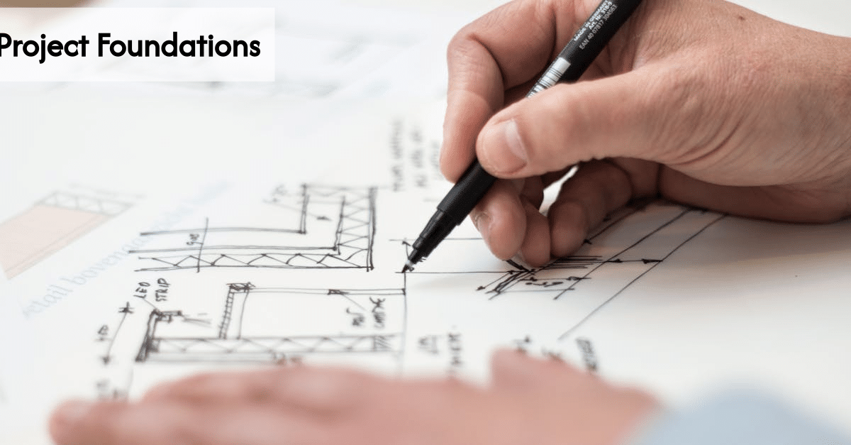 Visual representation of construction management process planning