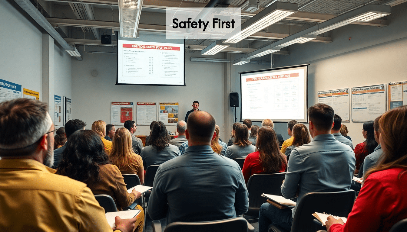 Safety training session