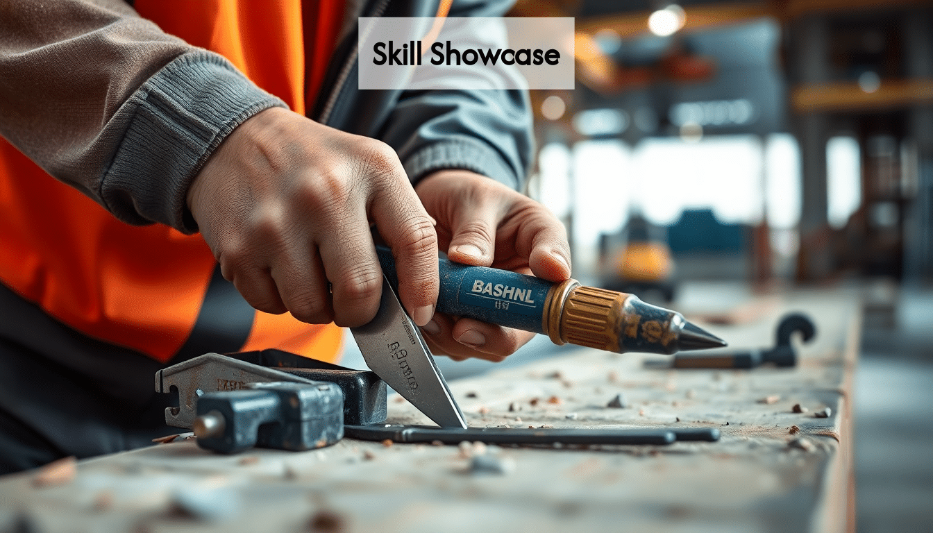 Construction skills in action