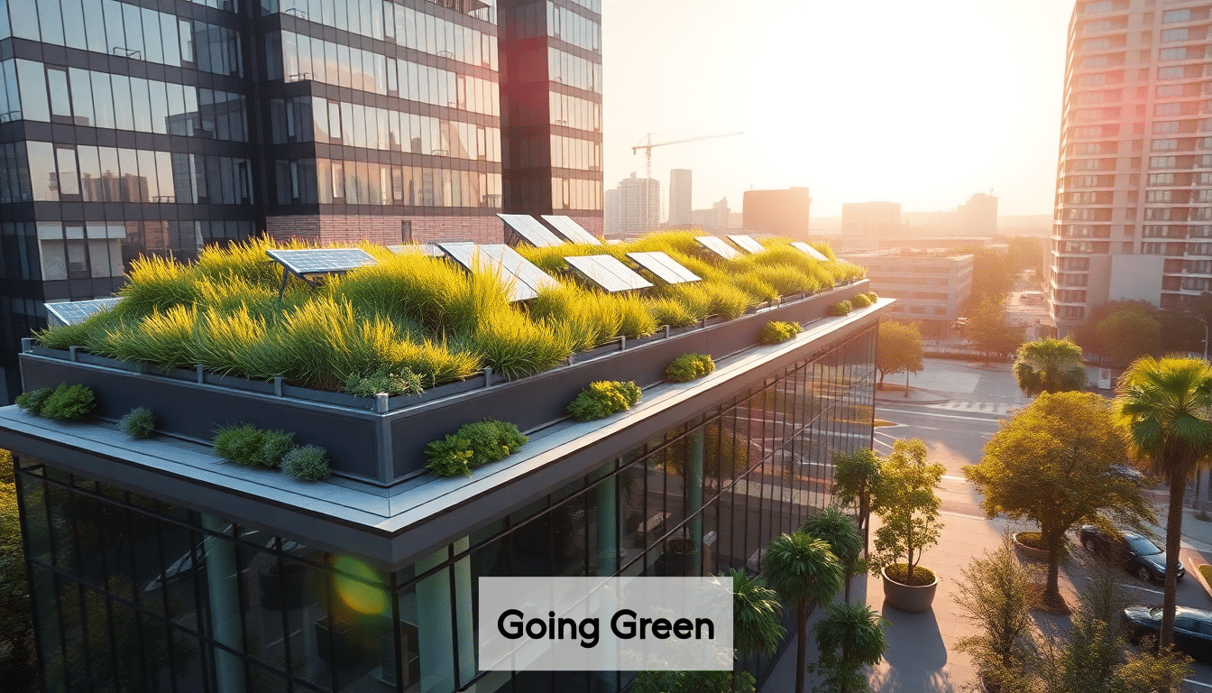 Innovative sustainable commercial building