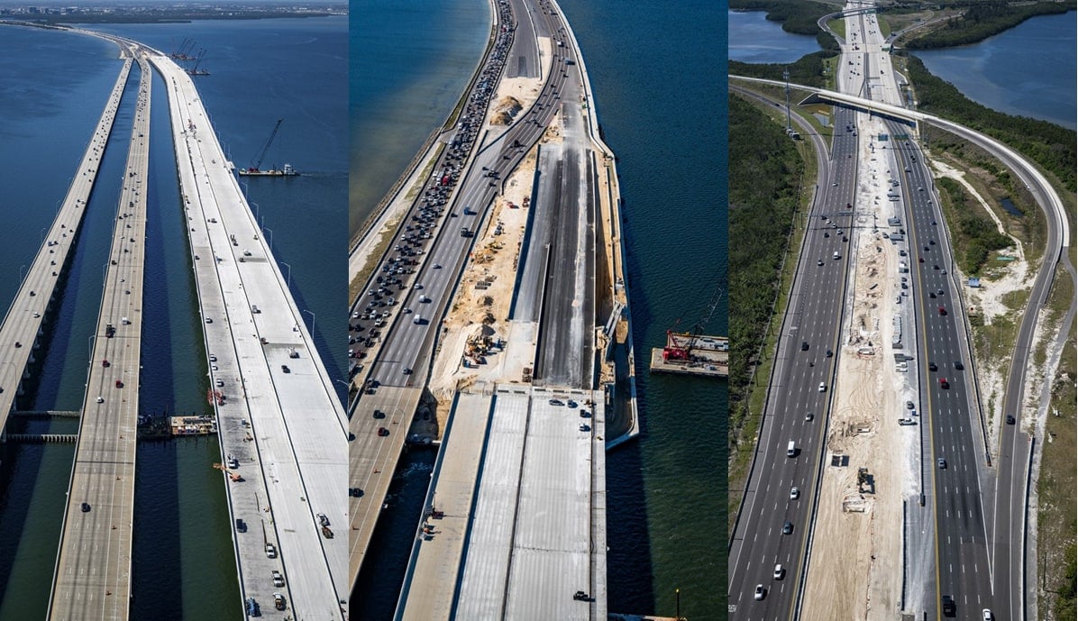 Bridge Howard Frankland Bridge expansion aerial Bridge howard frankland bridge expansion aerial