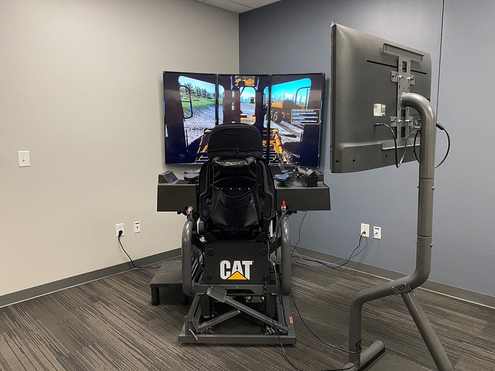 Hoopaugh Grading Co CAT training console